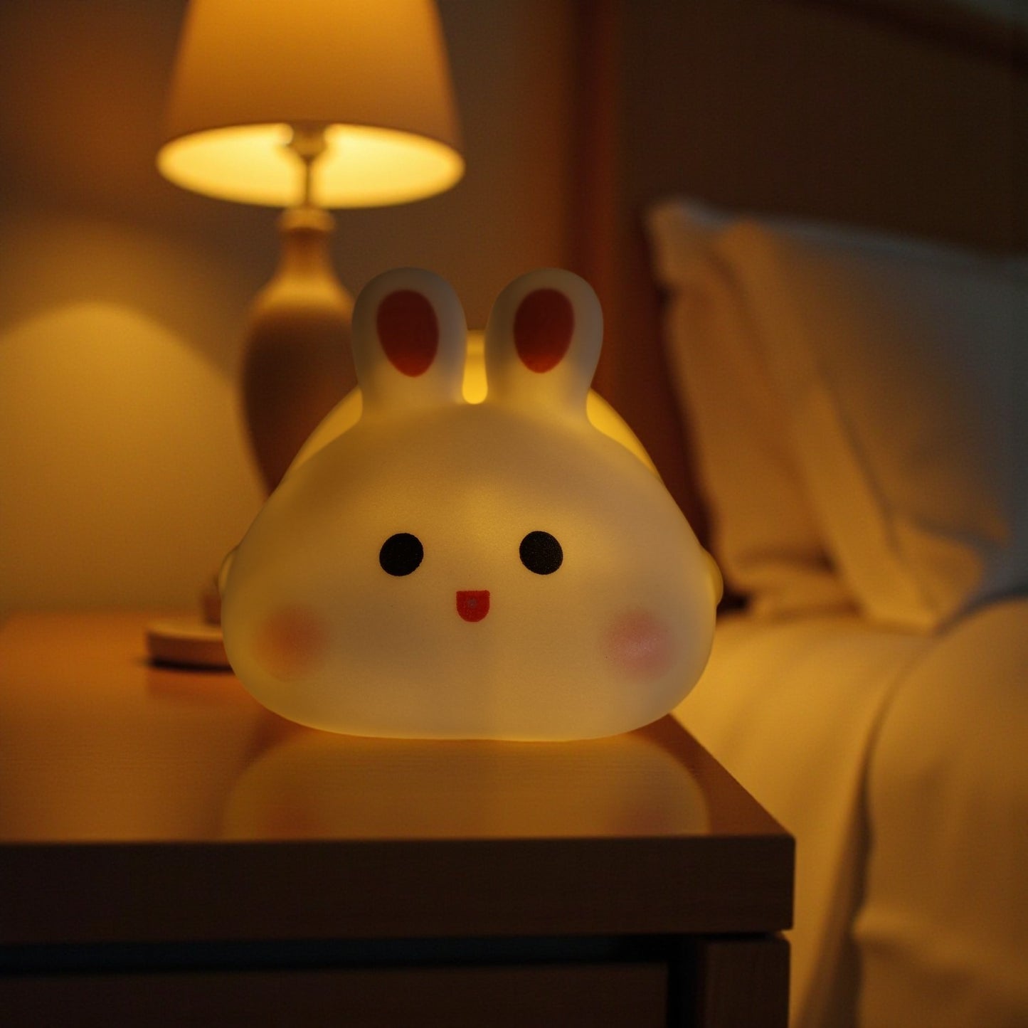 Cute Mini Sleeping Rabbit - Night Lamp
