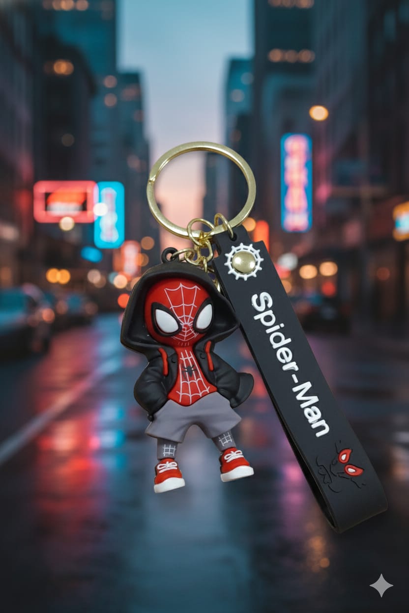 Silicone Spider - Keychain