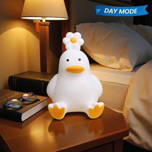 Duck with Flower Lamp