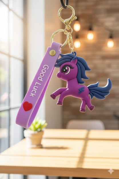 Silicone Unicorn - Key Chain