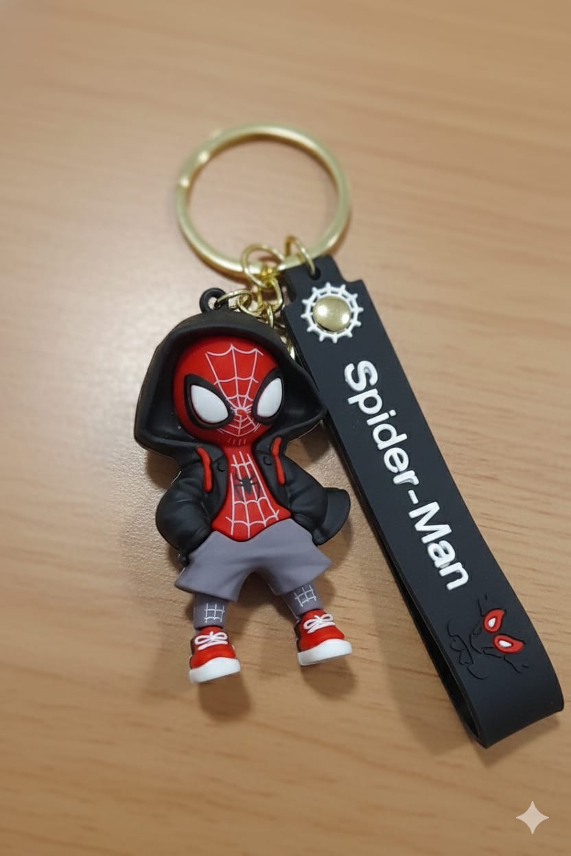Silicone Spider - Keychain
