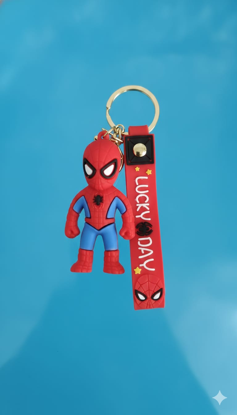 Silicone Spidermen Lucky - Keychain