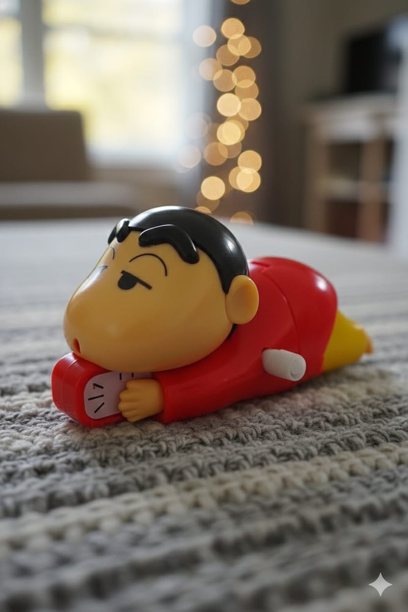 Shinchan Crawling Key Toy - Red