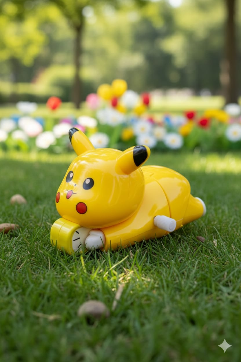 Pikachu Crawling Key Toy