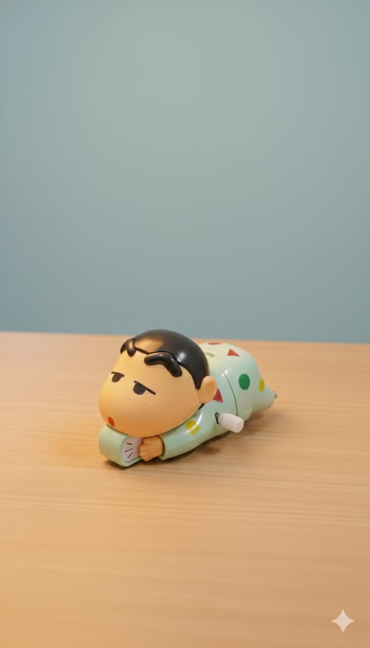 ShinChan Crawling Key Toy - Sky Blue