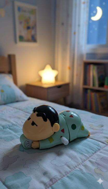 ShinChan Crawling Key Toy - Sky Blue