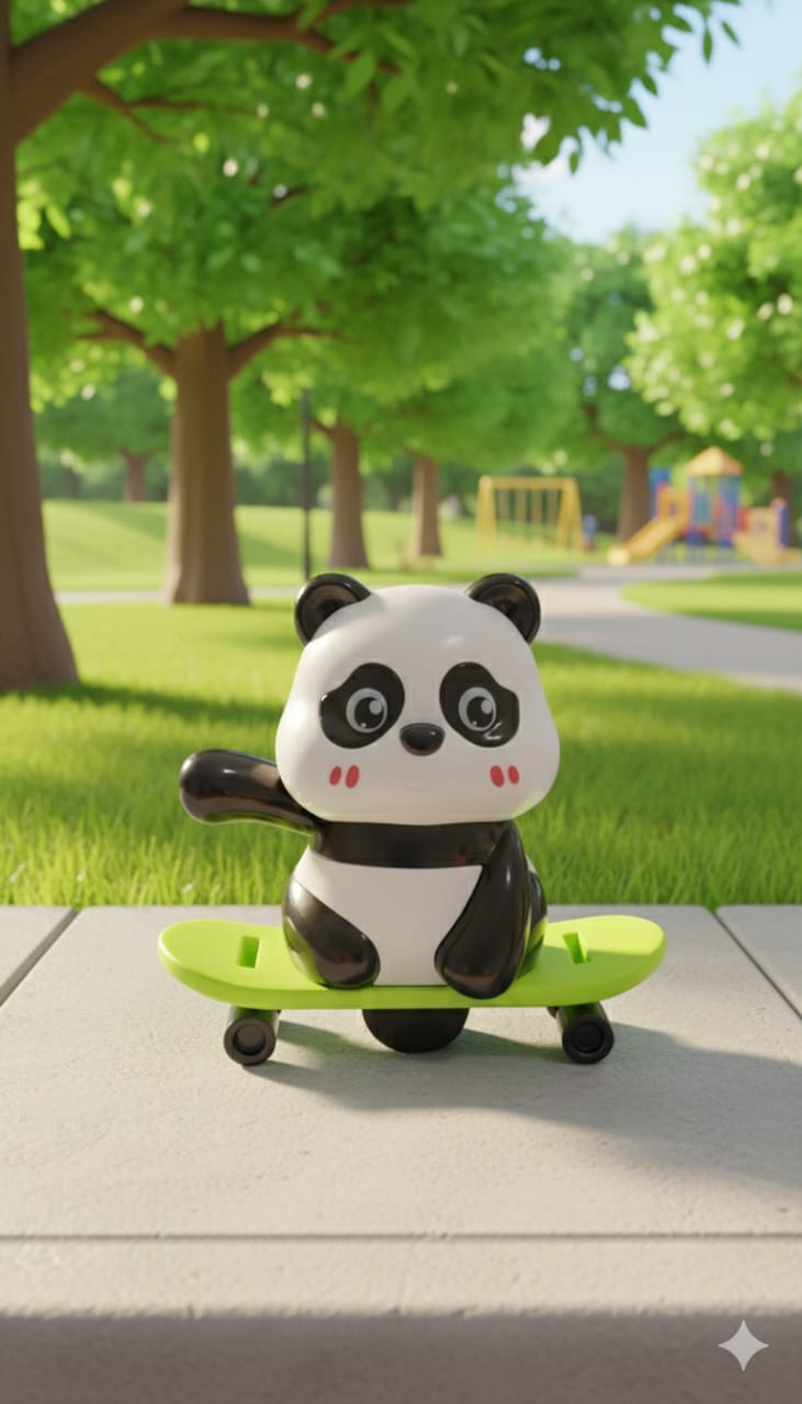 Skaty Panda - Key Toy