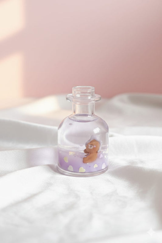 Teddy Glow Bottle - Paper Wieght Floting