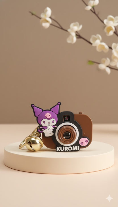 Mini Camera Projector With Keychain - Brown