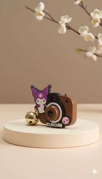 Mini Camera Projector With Keychain - Brown