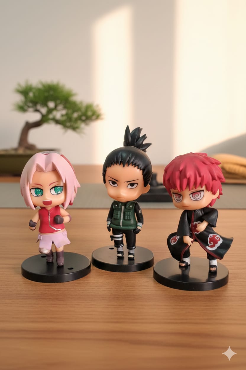 Anime Naruto - Action Figure - [ Set Of 3 ]