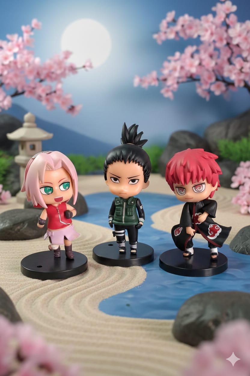 Anime Naruto - Action Figure - [ Set Of 3 ]