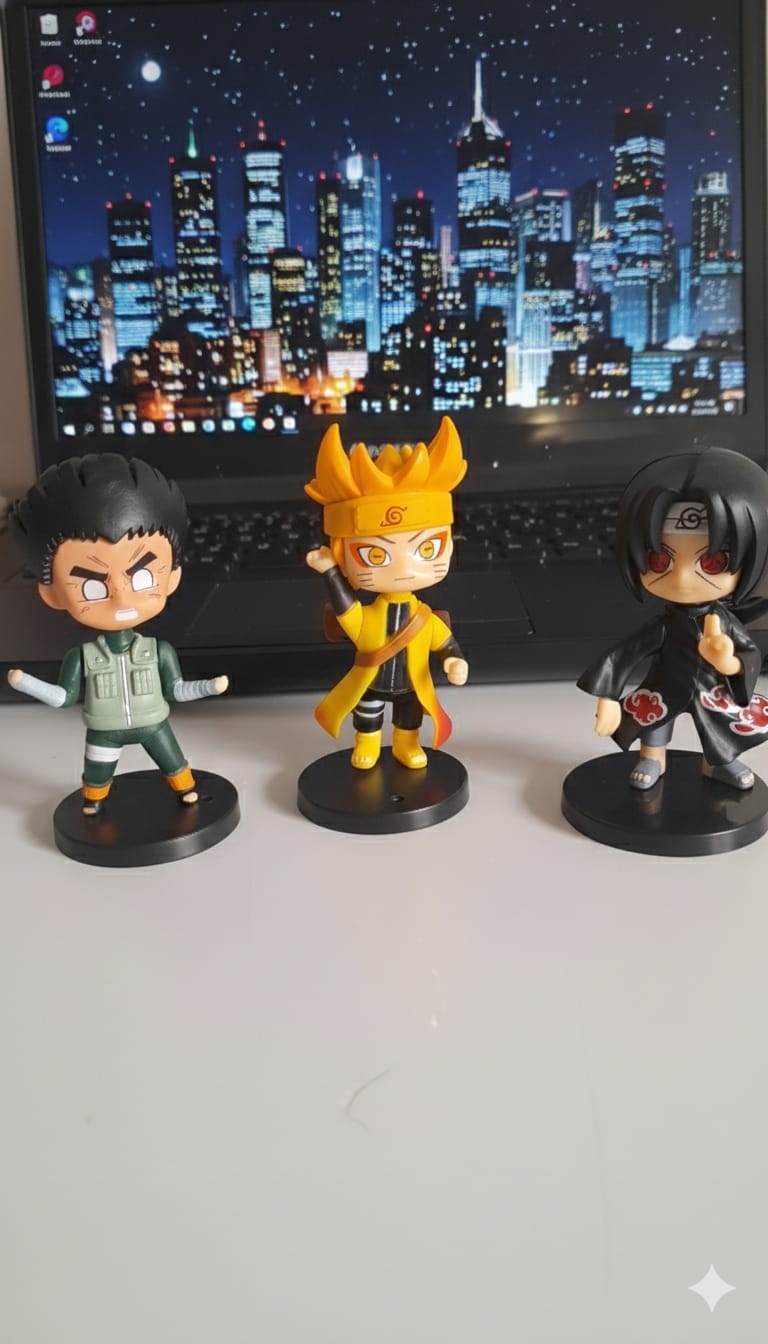Anime Naruto - Action Figure - [ Set Of 3 ]