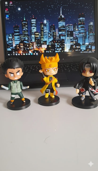 Anime Naruto - Action Figure - [ Set Of 3 ]