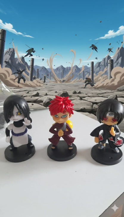 Augen Naruto - Action Figure - [ Set Of 3 ]