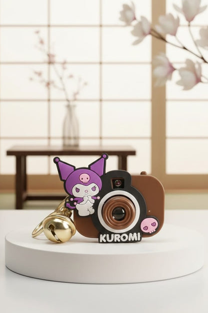 Mini Camera Projector With Keychain - Brown