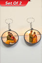 Double Side Key Chain - Confirmed order → Send photo to 7200781045 [ Set Of 2 ]